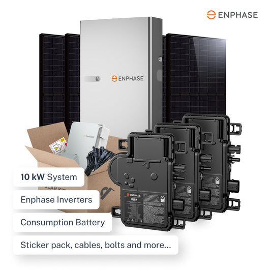 10 kW Solar + Enphase Consumption Battery