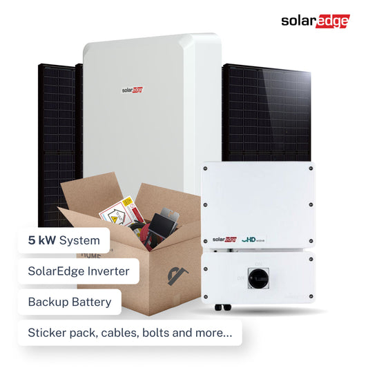 5 kW Solar + SolarEdge Backup Battery