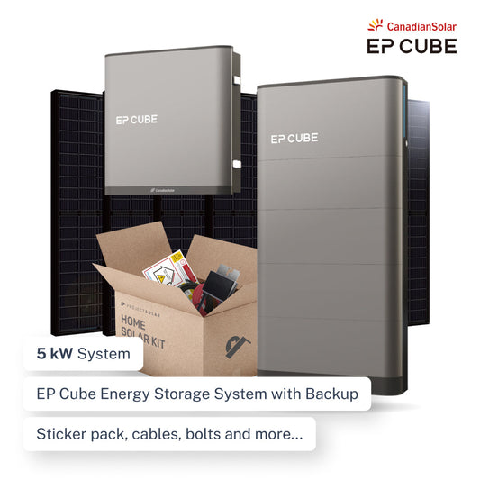 5 kW Solar + EP CUBE Backup Battery