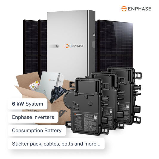 6 kW Solar + Enphase Consumption Battery