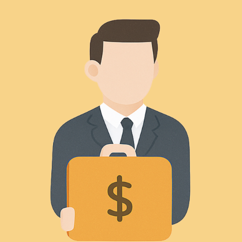 Icon of a businessperson with a briefcase, symbolizing HDM Renewable Finance